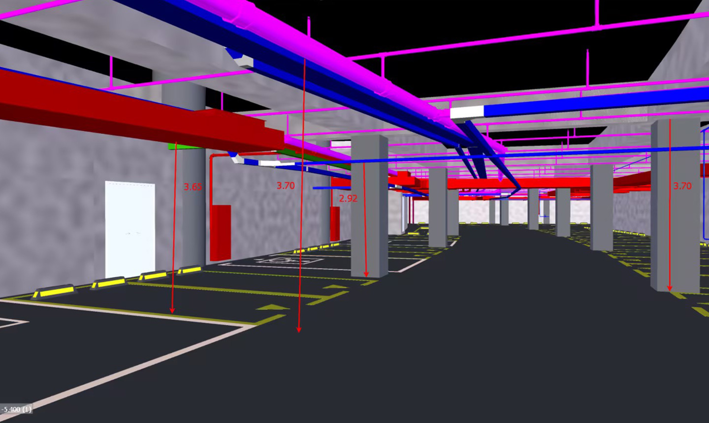 管路無(wú)碰撞，有效控制標(biāo)高